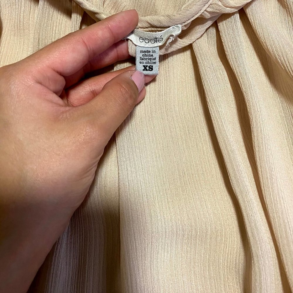 Pink Chiffon Top - Picture 6 of 6